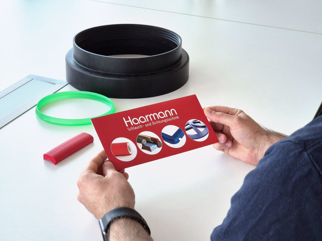 Haarmann // Flyer zur Neukundenakquise